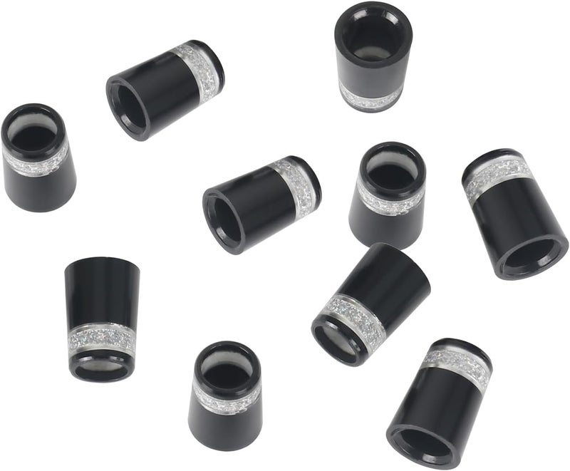 XFDACOV Golf Sleeve Ferrules Replacement Plastic Golf Club Shafts Accessory Kit Tip Size 0.370 Golf Ferrules Parallel Tip Iron Ferrules 9.3x20x14 Silver/Blue/Red/Green - Image 2